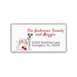 Dalmatian Toys Home Return Address Etiket