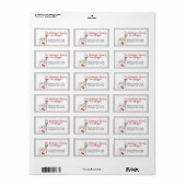 Dalmatian Toys Home Return Address Etiket (Full Sheet)
