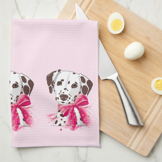 Dalmatian trio theedoek (Quarter Fold)