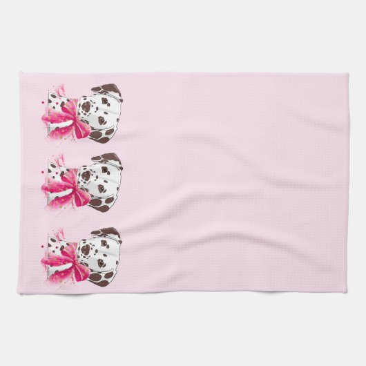 Dalmatian trio theedoek (Horizontaal)