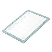 Dalmatian Turquoise Weekly Planner-laptop Notitieblok (Schuin)