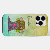 Dalmatian Ugly Face Hoesje-Mate iPhone Case Hoesje (Achterkant horizontaal)