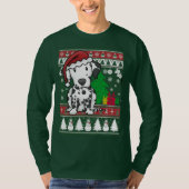 Dalmatian Ugly KerstSweater T-shirt (Voorkant)