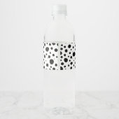 Dalmatian Vlekken Verjaardag Waterfles Etiket (Achterkant)