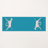 Dalmatian wees lief, wees moedig, wees blij yogamat (Voorkant (horizontaal))