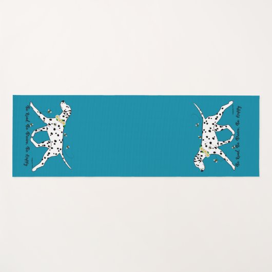 Dalmatian wees lief, wees moedig, wees blij yogamat (Voorkant (horizontaal))