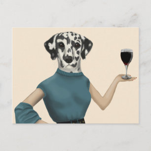 Dalmatian Wine Snob Briefkaart