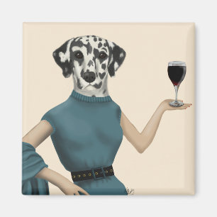 Dalmatian Wine Snob Magneet
