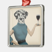 Dalmatian Wine Snob Metalen Ornament (Links)
