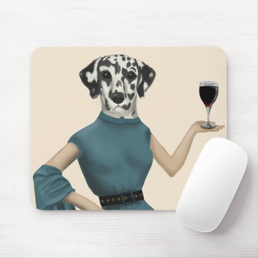 Dalmatian Wine Snob Muismat (Met muis)