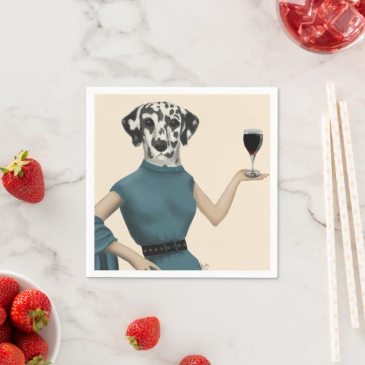 Dalmatian Wine Snob Servet (Insitu)