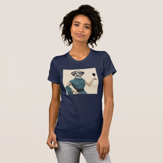 Dalmatian Wine Snob T-shirt (Voorkant volledig)