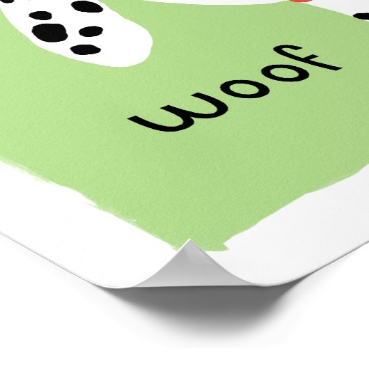 Dalmatian Wof Poster (Hoek)