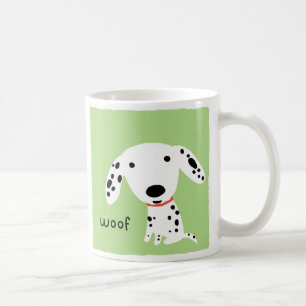 Dalmatian Wof   Puppy Dog van de luifel Koffiemok