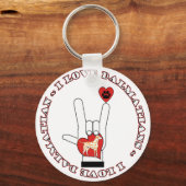 DALMATIANEN - IK VIND HET SLECHTS VAN ORANJE DALMA SLEUTELHANGER (Voorkant)