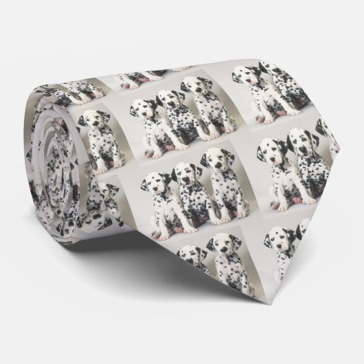 DALMATIANEN OP HET STROPDAS (Opgerold)