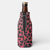 DalmatiDalmatian Black en Red Print Flesjeskoeler (Fles Achterkant)