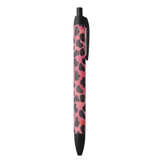 DalmatiDalmatian Black en Red Print Zwarte Inkt Pen (Achterkant (Verticaal))