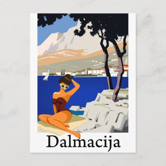 Dalmatië, Kroatië Briefkaart (Voorkant)