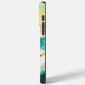 Dalmatie Strand Surfen Schilderij Case-Mate iPhone Case (Achterkant / Links)