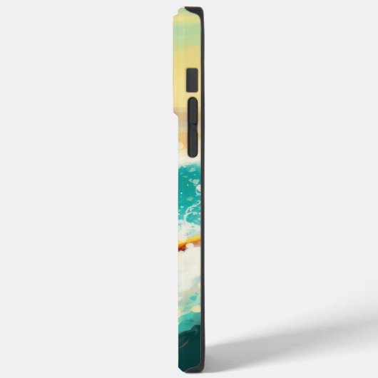 Dalmatie Strand Surfen Schilderij Case-Mate iPhone Case (Achterkant / Links)