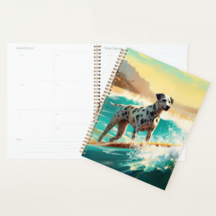 Dalmatie Strand Surfen Schilderij Planner