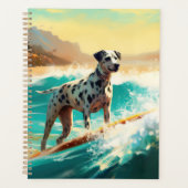 Dalmatie Strand Surfen Schilderij Planner (Voorkant)