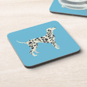 Dalmatiër Bier Onderzetter (Linkerzijde)