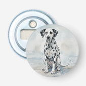 Dalmatiër Button Flesopener (Voorkant)