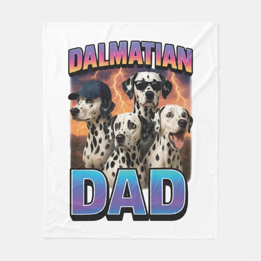 Dalmatiër Fleece Deken (Voorkant)
