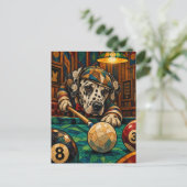 Dalmatiër, geometrisch mozaïek briefkaart (Staand voorkant)