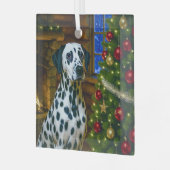 Dalmatiër  glas ornament (Voorkant links)