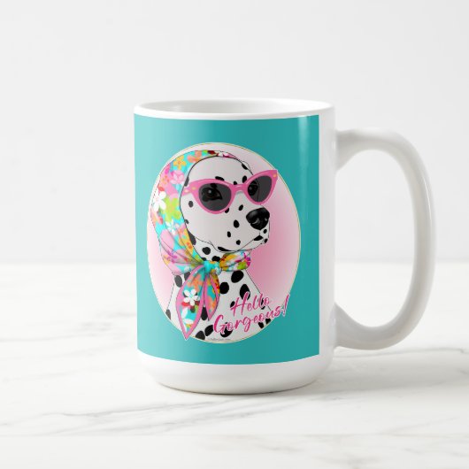 Dalmatiër Hallo Prachtig! Koffiemok (Rechts)