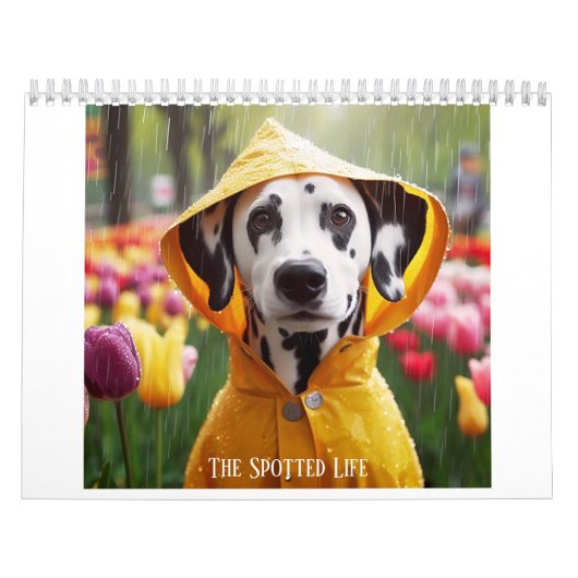Dalmatiër het gevlekte leven kalender (Hoes)