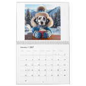 Dalmatiër het gevlekte leven kalender (Jan 2027)