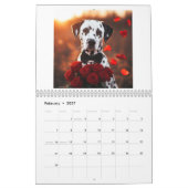 Dalmatiër het gevlekte leven kalender (Feb 2027)
