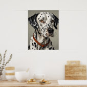 Dalmatiër - Hond Art Print (Keuken)