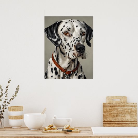 Dalmatiër - Hond Art Print (Keuken)