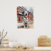Dalmatiër - Hond Art Print (Keuken)