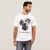 Dalmatiër Hond Maak Je Eigen Aangepaste Tekst T-shirt (Voorkant volledig)
