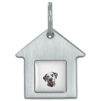 Dalmatiër hond Maak je eigen tekst  Huisdieren Naamplaatje