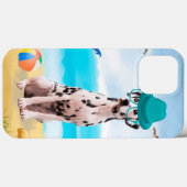 Dalmatiër hond op strand Case-Mate iPhone case (Achterkant (horizontaal))