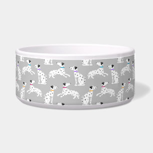 Dalmatiër hond stippen dier aquarel voerbakje