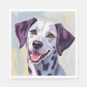 Dalmatiër   Honden Aquarel Huisdier Schilderij Servet