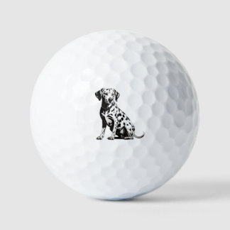 Dalmatiër Honden kunstwerk Golfballen