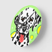 Dalmatiër hondenras ronde klok (Hoek)