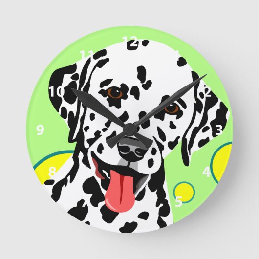 Dalmatiër hondenras ronde klok (Voorkant)