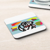 Dalmatiër in de herfst bier onderzetter (Linkerzijde)