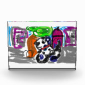 Dalmatiër in de stad fotoblokken (Voorkant)