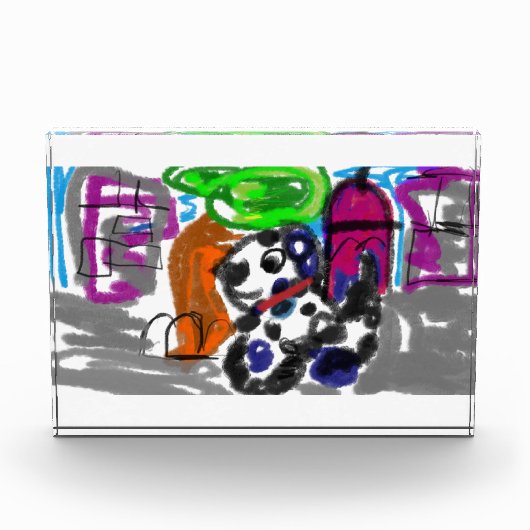 Dalmatiër in de stad fotoblokken (Voorkant)